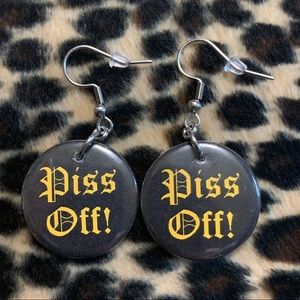 Piss Off Earrings